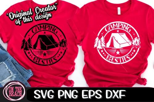 Download Svg Camping Besties Friends Tent Svg Png Eps Dxf So Fontsy