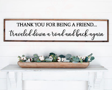Download Svg Cut File Thank You For Being A Friend Quote Svg Best Friend Cut So Fontsy