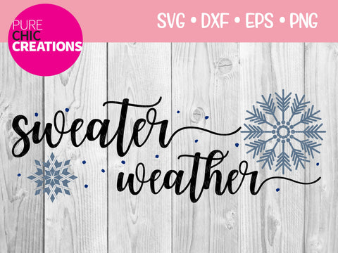 Download Sweater Weather Cricut Silhouette Svg Dxf Eps Png Digital File Svg Cut File Winter Svg Svg Clipart Winter Svg Clipart So Fontsy