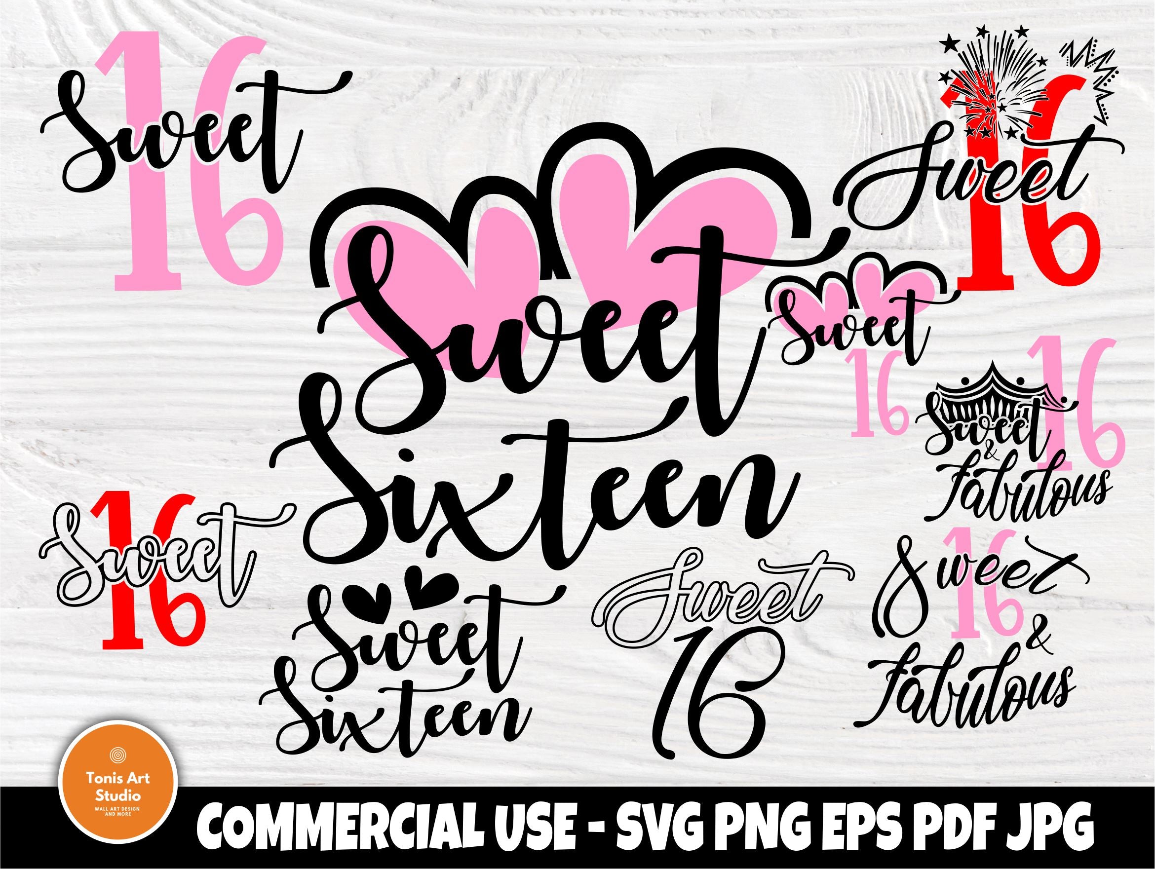 Free Free 93 Svg Sweet 16 SVG PNG EPS DXF File