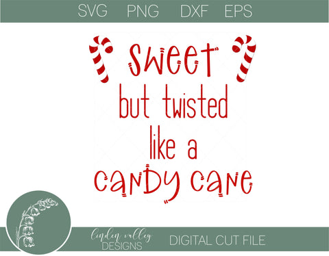 Download Sweet But Twisted Like A Candy Cane Christmas Svg So Fontsy