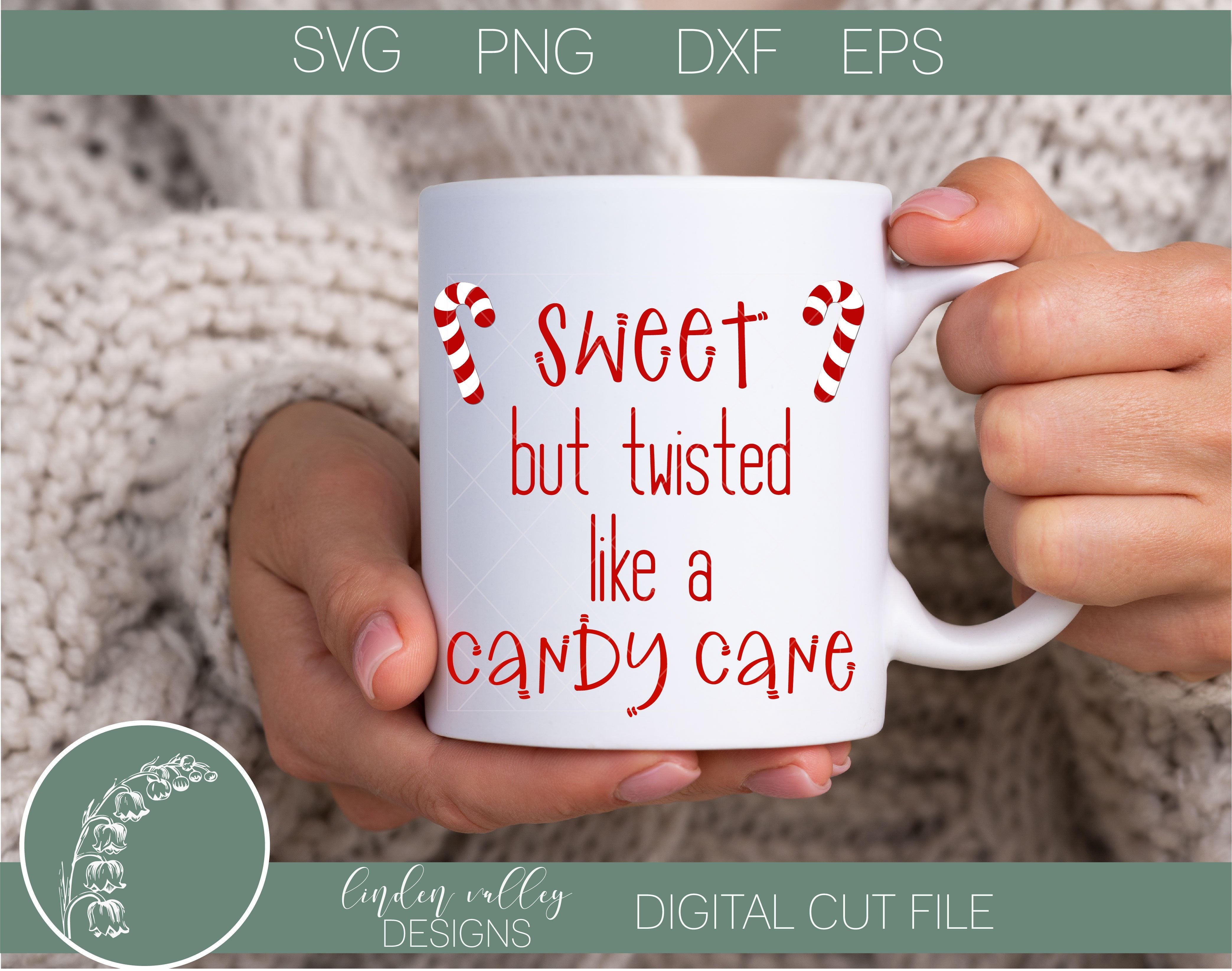 Download Sweet But Twisted Like A Candy Cane Christmas Svg So Fontsy