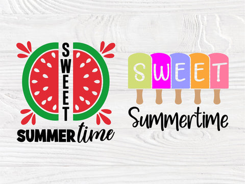 Download Sweet Summertime Svg Watermelon Svg Summer Svg So Fontsy