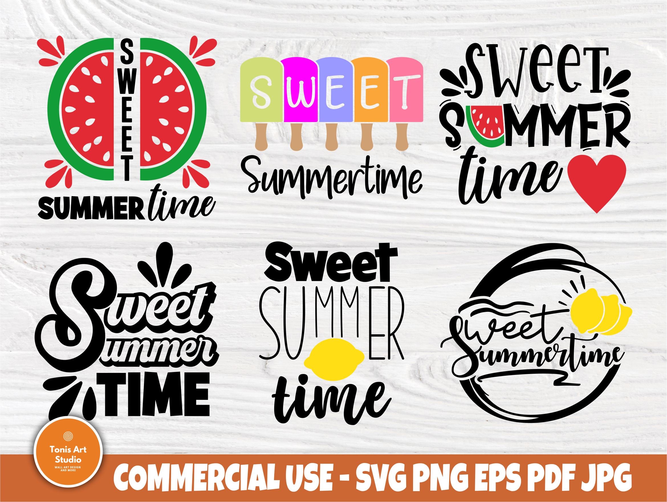 Download Sweet Summertime Svg Watermelon Svg Summer Svg So Fontsy