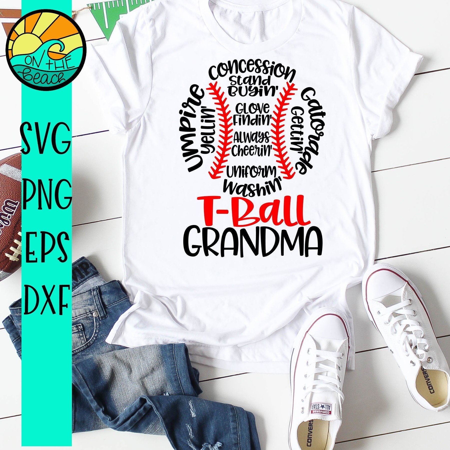Download T Ball Grandma Words Svg Png Dxf Eps So Fontsy