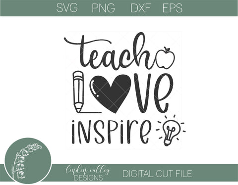 Free Free 235 Teacher Svg Teach Love Inspire SVG PNG EPS DXF File