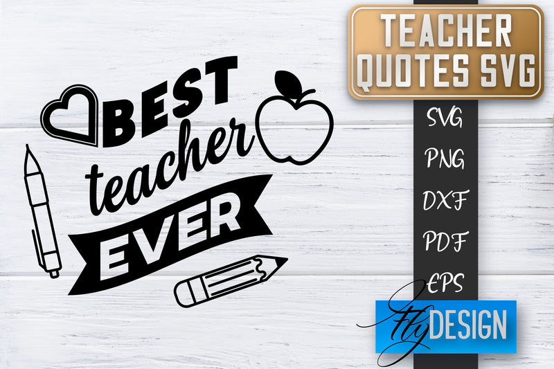 Teacher SVG | Teacher Quotes SVG | Back to school SVG - So Fontsy