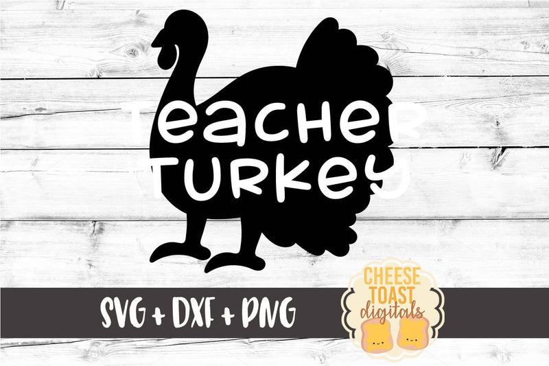 Download Teacher Turkey - Thanksgiving SVG File - So Fontsy