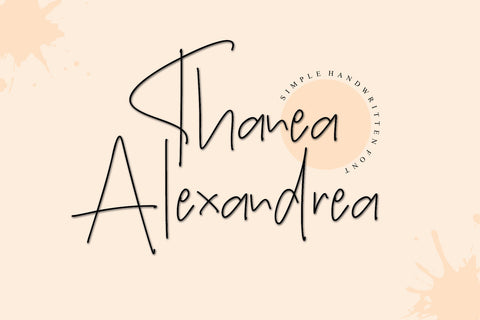 Thanea Alexandrea - So Fontsy