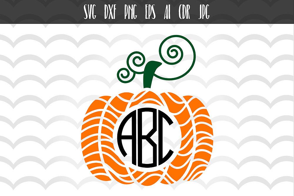 Download Thanksgiving Pumpkin Monogram Svg So Fontsy