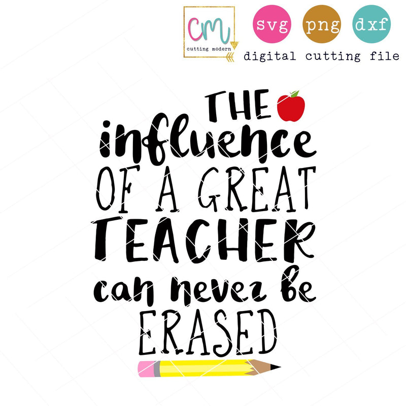 The Influence Of A Great Teacher Can Never Be Erased - So Fontsy