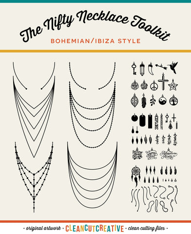 Download The Nifty Necklace Toolkit Layered Necklace T Shirt Svg So Fontsy