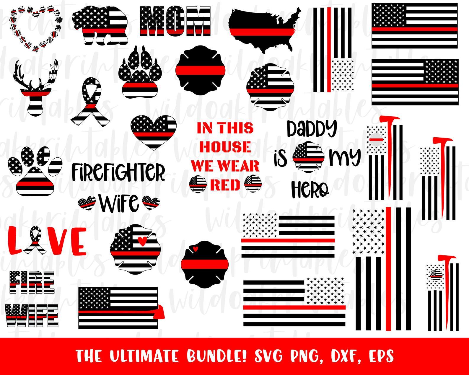 Download Thin Red Line Firefighter Fire Svg American Flag Thin Red Line Svg Firefighter Svg Bundle Fire Wife Svg Autism Svg Fire Heart Svgs So Fontsy