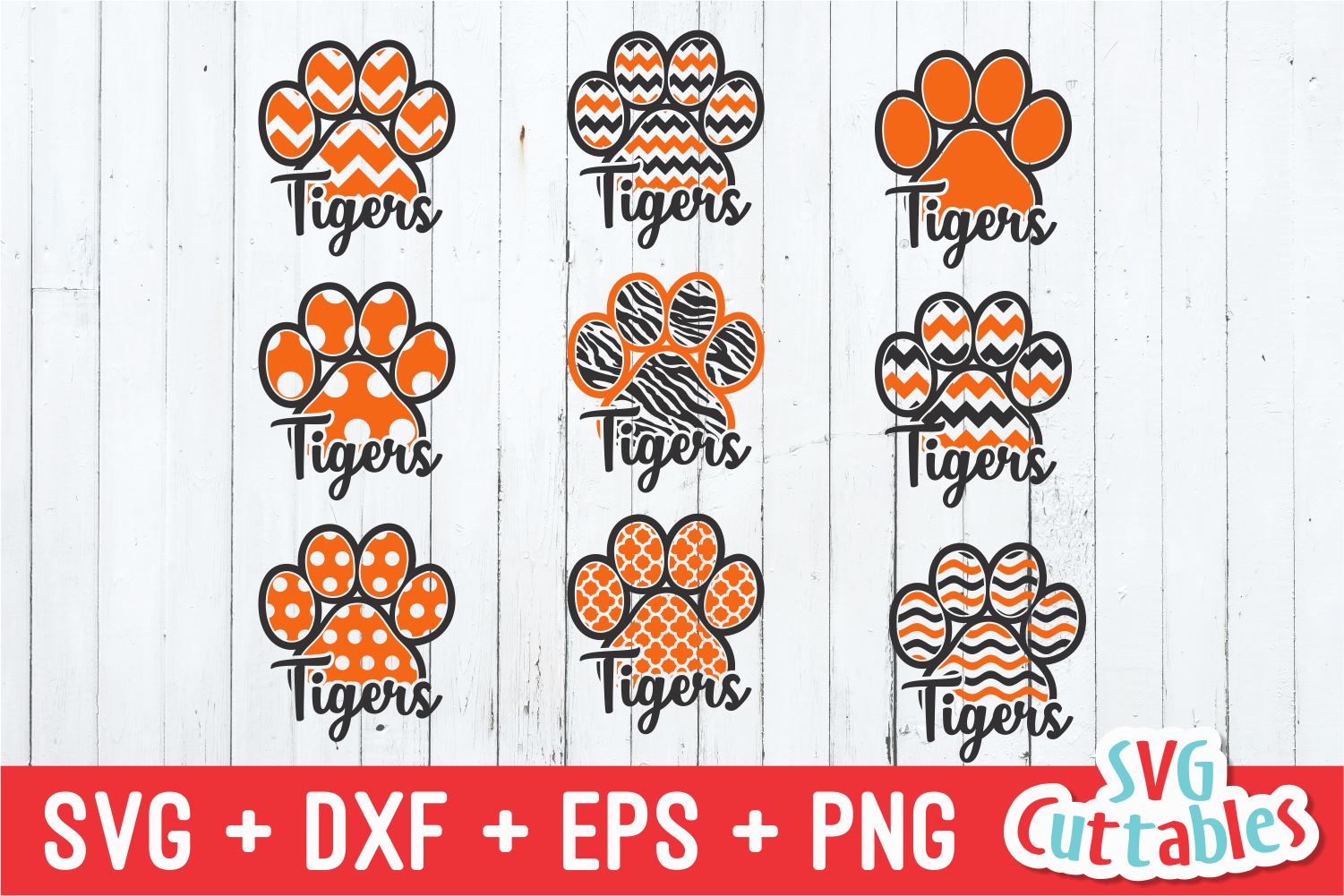 Download Tigers Paw Print So Fontsy