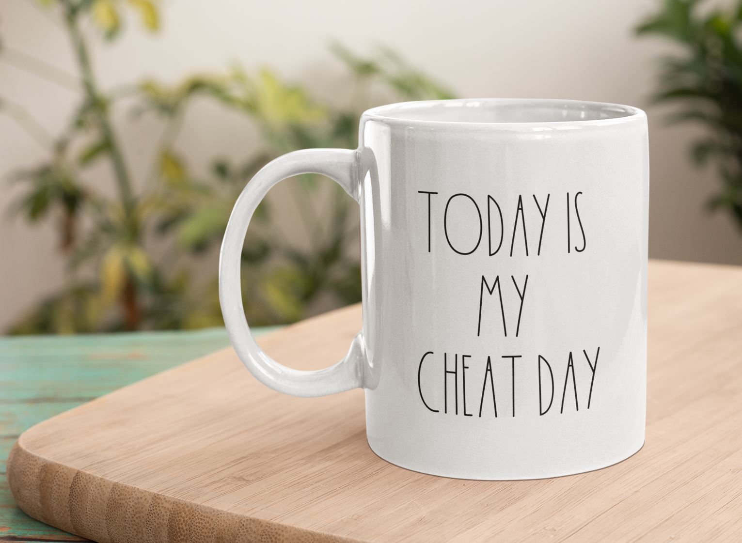 Download Today Is My Cheat Day Funny Coffee Mug Svg So Fontsy