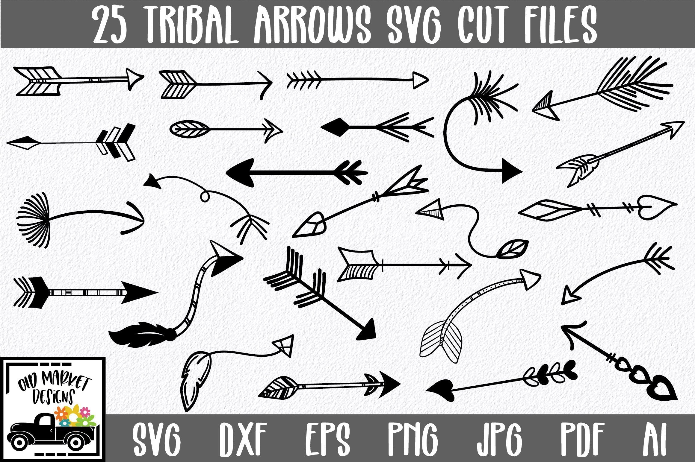 Download Tribal Arrows Svg Bundle With 25 Svg Cut Files So Fontsy