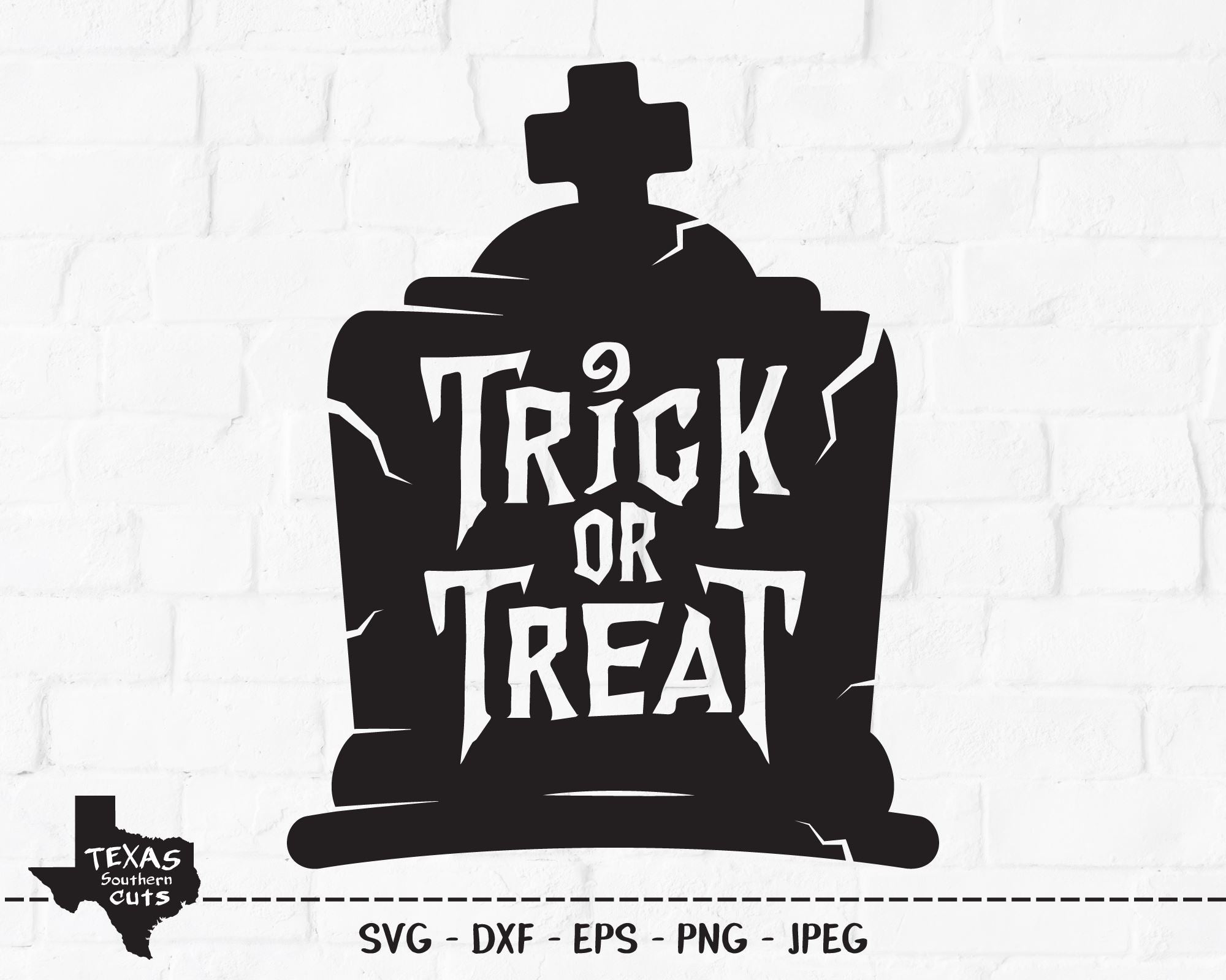 Download Trick Or Treat Tombstone Halloween Svg So Fontsy