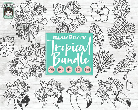 Free Free 261 Tropical Flower Svg Free SVG PNG EPS DXF File