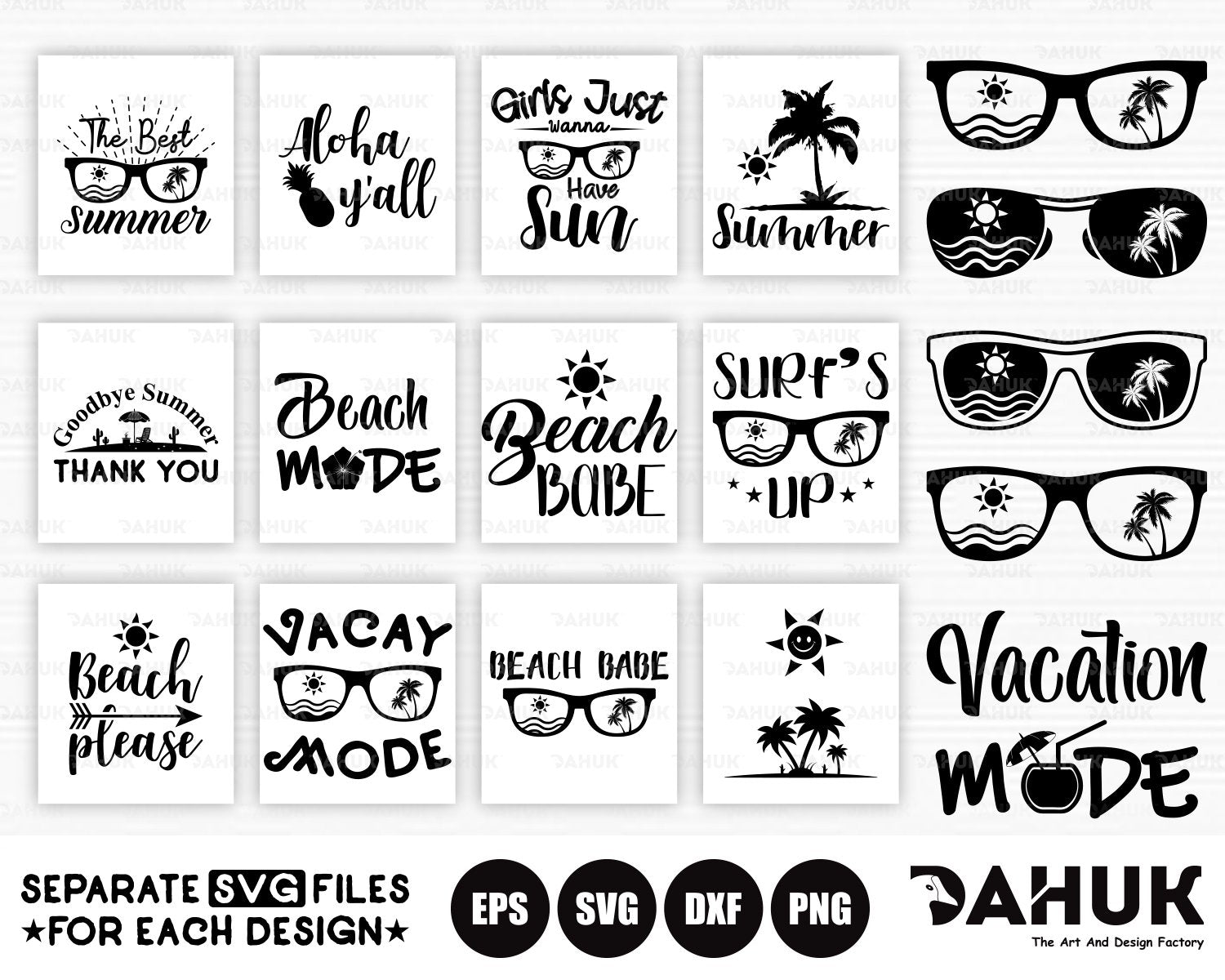 Download Tropical Vacation Svg Bundle Sunglasses Svg Vacay Mode Beach Babe Girls Just Wanna Have Sun Beach Please Cricut Design Space So Fontsy