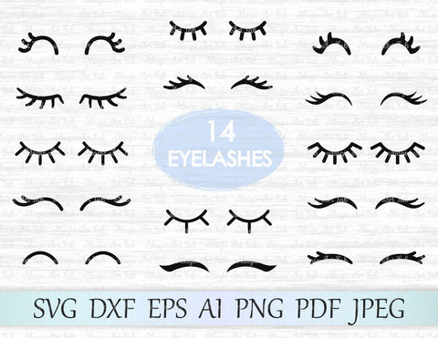 Download Unicorn Eyelashes Cut Files So Fontsy
