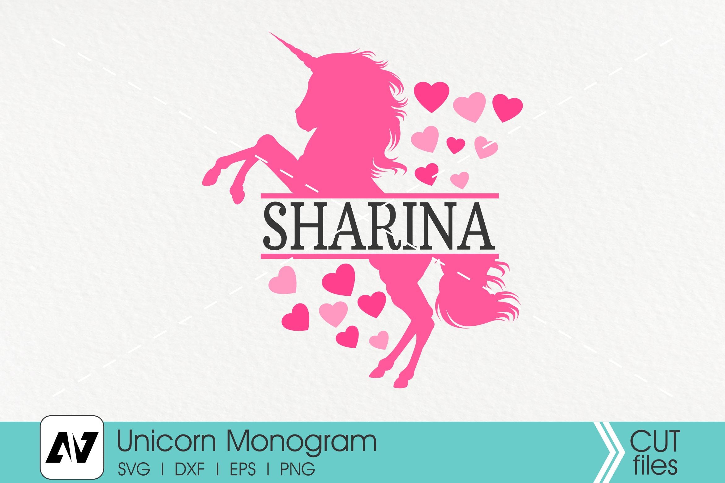 Download Unicorn Monogram Svg Unicorn Svg Unicorn Clip Art So Fontsy