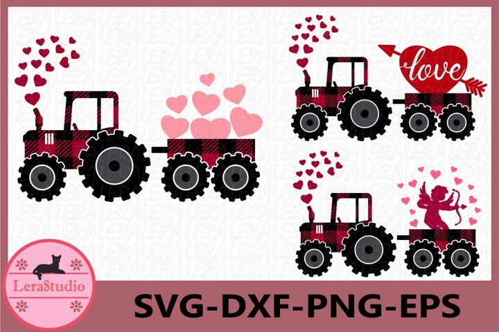 Download Valentine Farm Tractor Svg So Fontsy