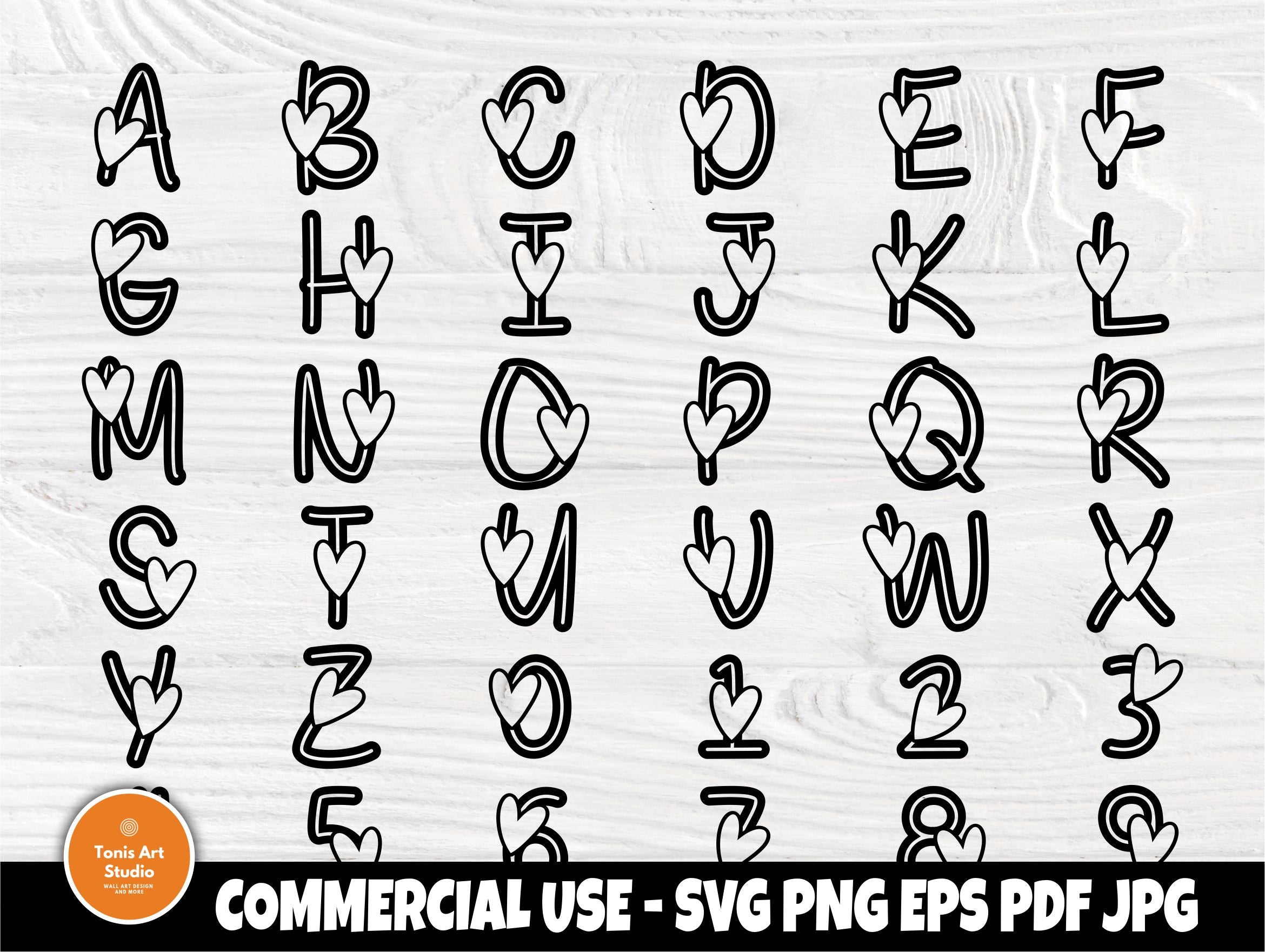 Download Valentine Font Svg Heart Alphabet Cut File Love Svg Heart Svg Heart Letters And Numbers Svg Files For Cricut Heart Monogram Svg So Fontsy