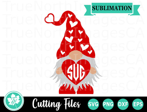 Download Valentine Svg Gnome Svg Monogram Svg So Fontsy