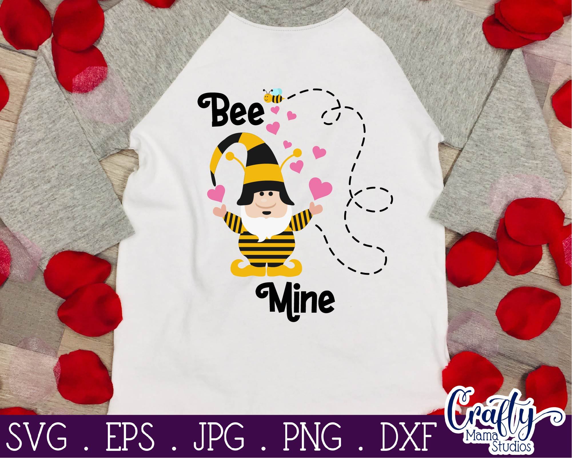 Download Valentine S Day Bee Mine Gnome Svg So Fontsy