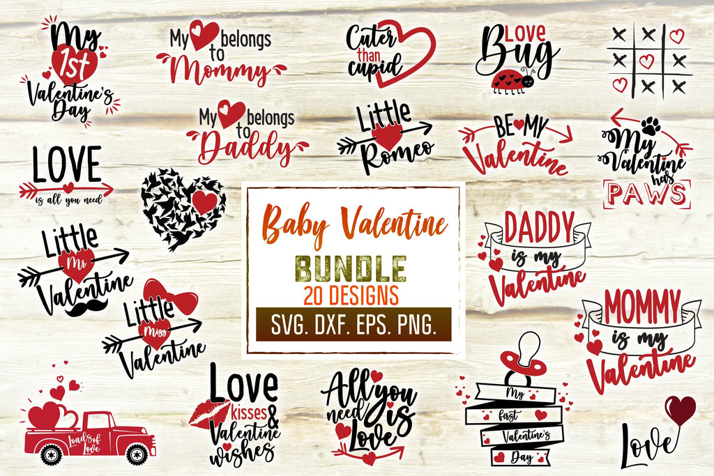 Download Valentine's Day Svg Bundle. My First Valentine's Day Svg ...