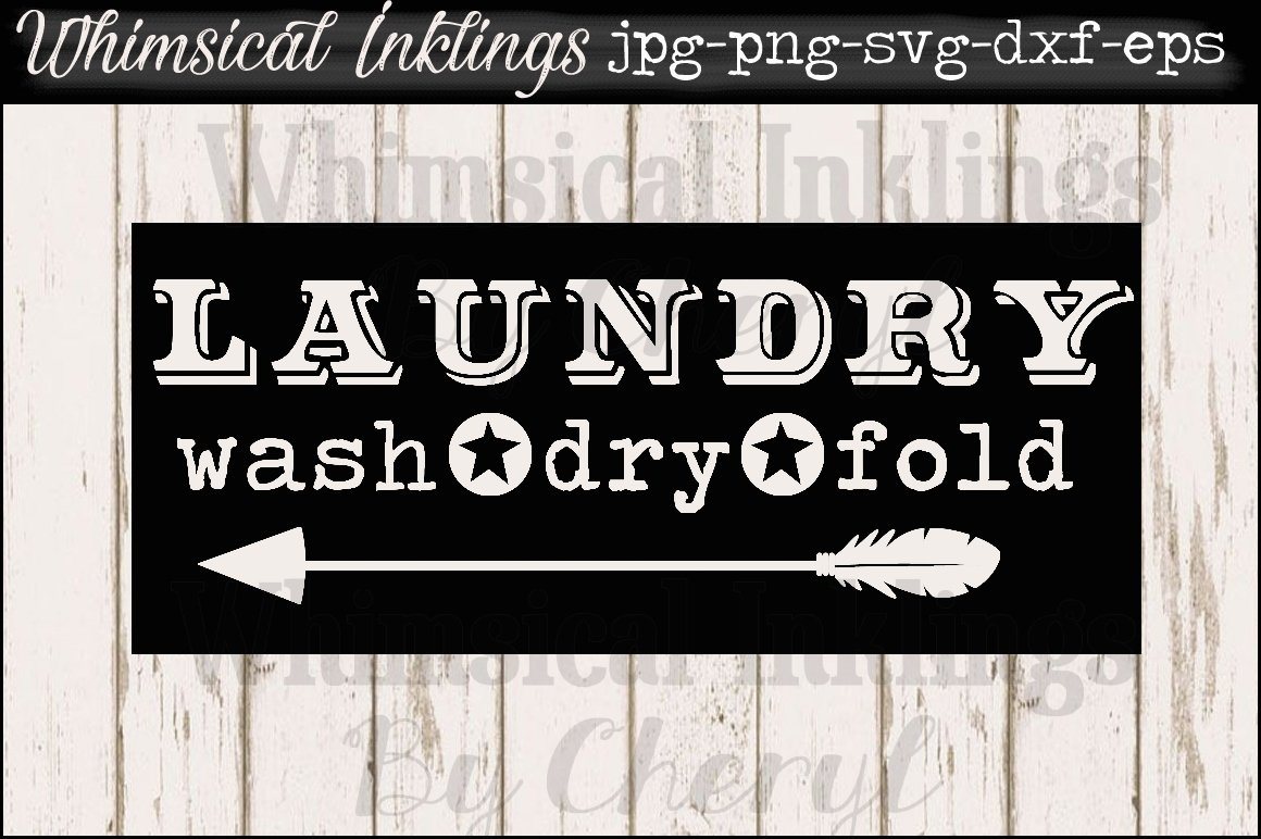 Download Vintage Laundry Sign Svg File So Fontsy