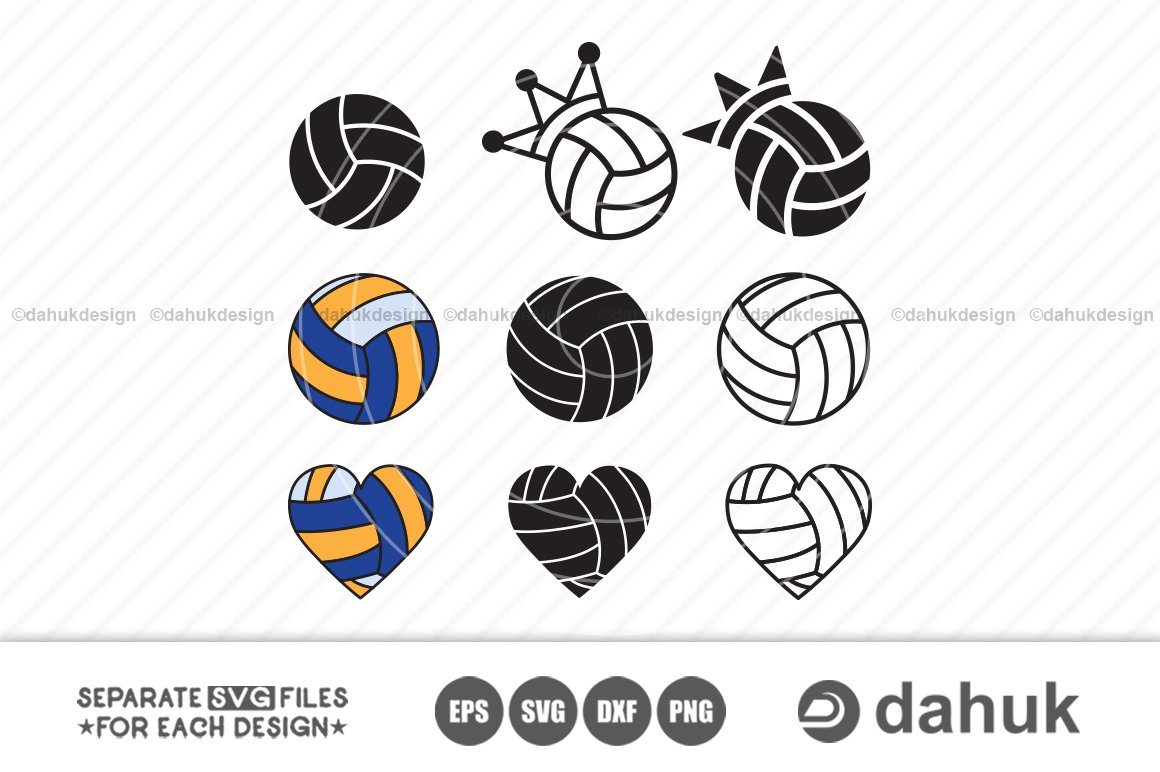 Download Volleyball Svg Bundle Volleyball Heart Svg Svg Eps Dxf Png Digital Art Clipart So Fontsy