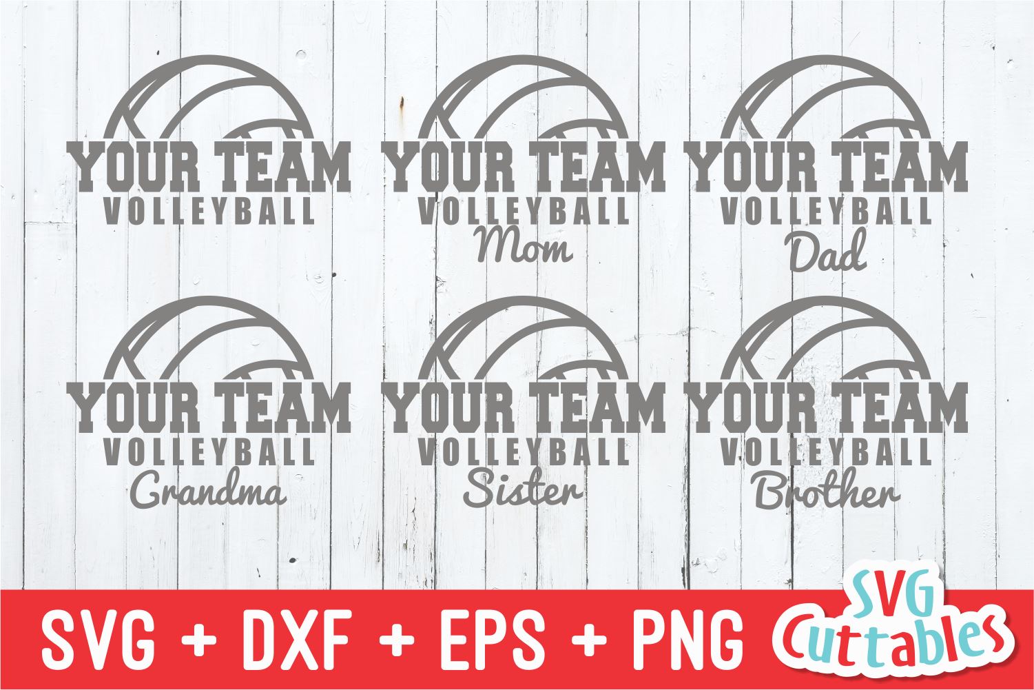 Download Volleyball Team Family So Fontsy