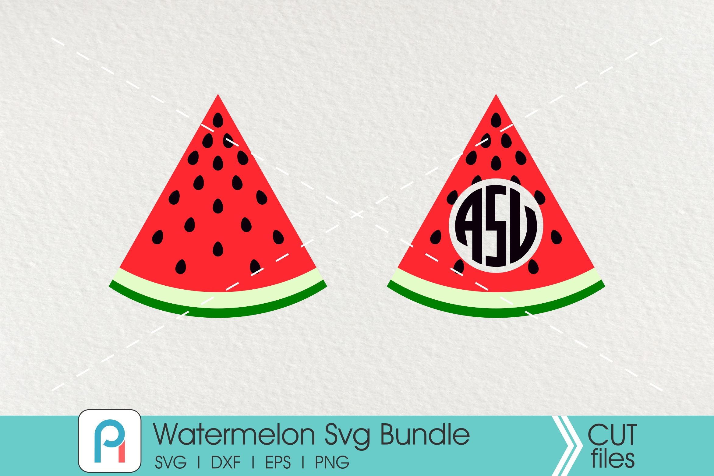 Download Watermelon Svg Watermelon Clip Art Watermelon Monogram Svg So Fontsy