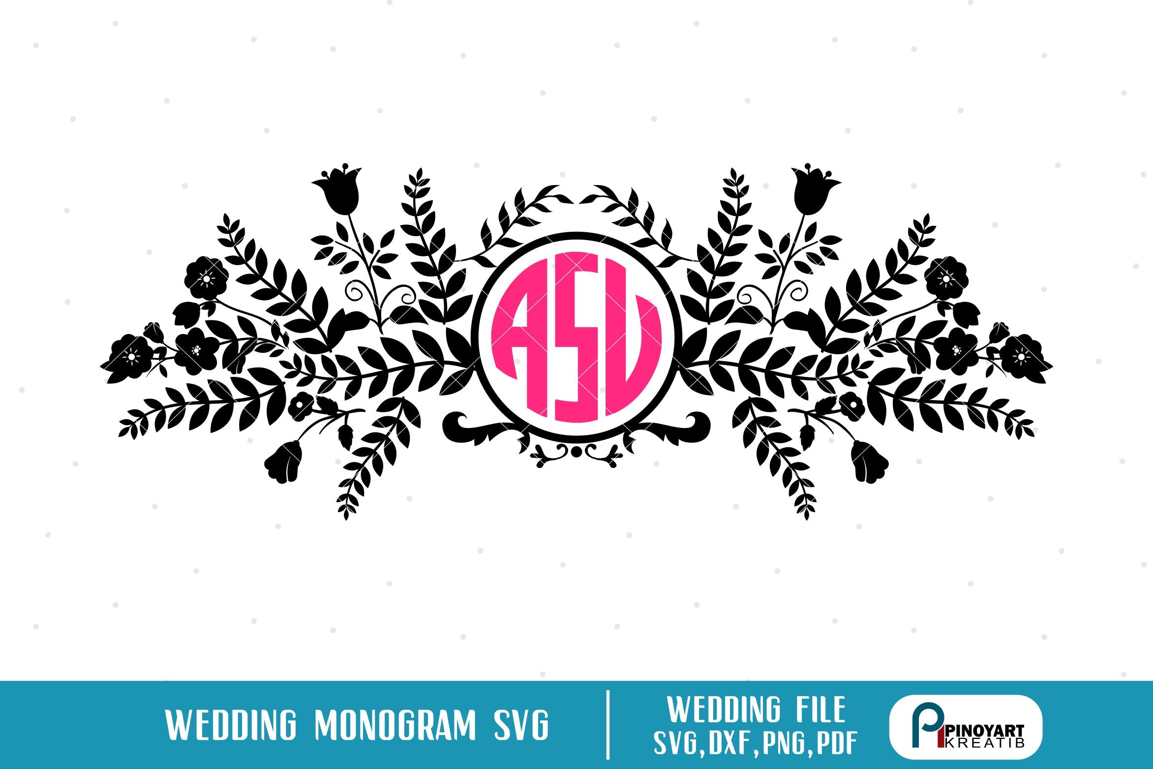 Download Wedding Monogram Svg So Fontsy