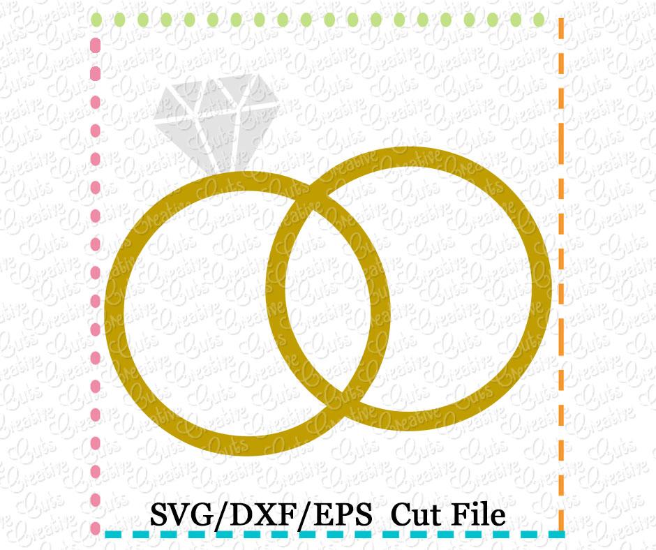 Download Wedding Rings Cut File So Fontsy