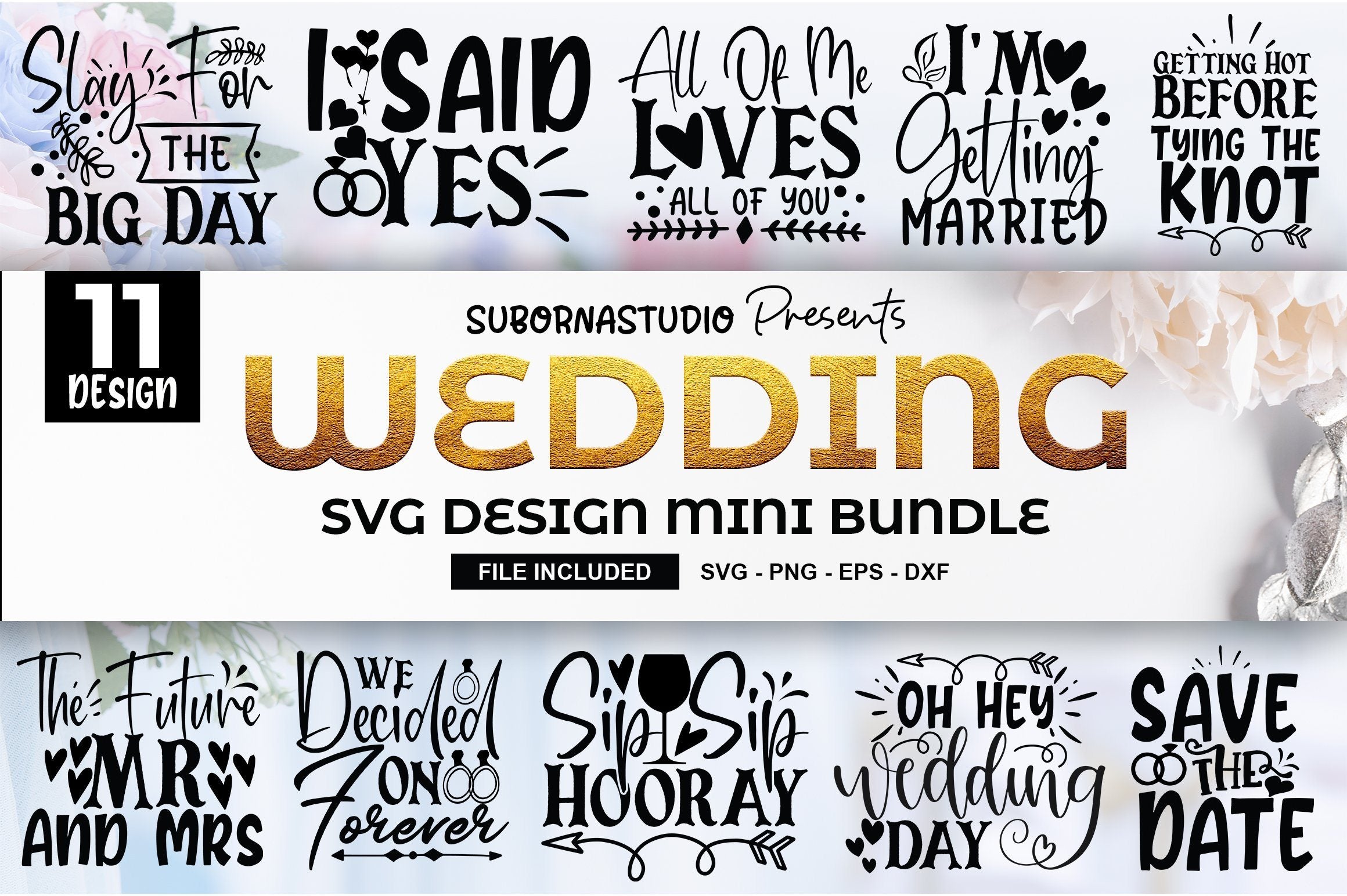 Download Wedding Svg Bundle So Fontsy