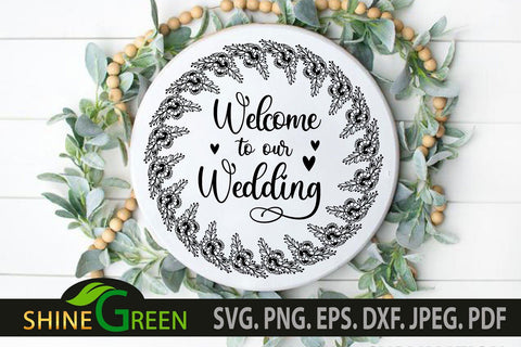 Free Free 91 Welcome To Our Wedding Svg SVG PNG EPS DXF File