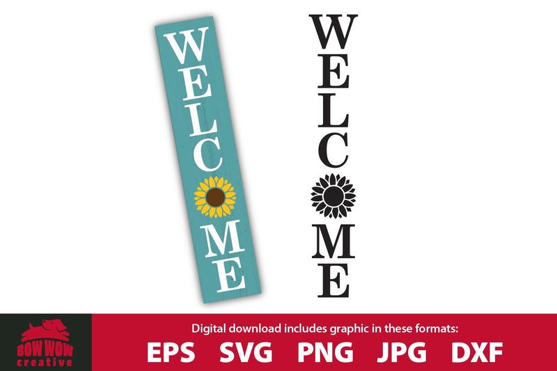 Free Free 256 Sunflower Welcome Sign Svg SVG PNG EPS DXF File