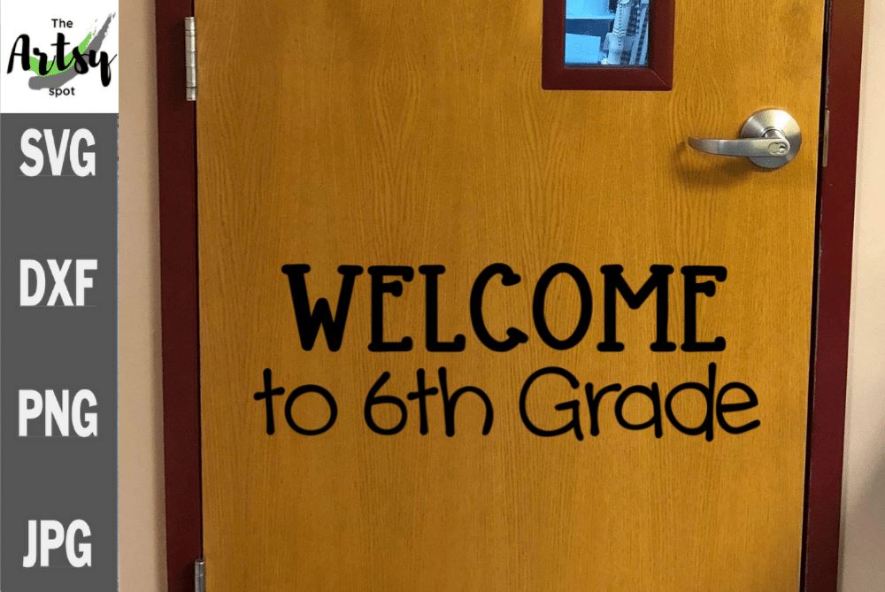 Welcome to 6th grade svg, sixth grade svg, Back to school svg - So Fontsy