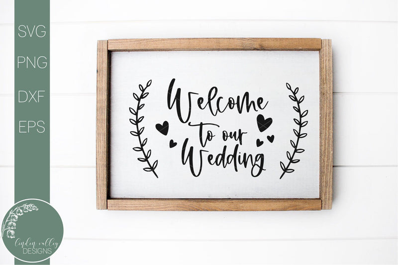 Free Free 326 Welcome To Our Wedding Svg SVG PNG EPS DXF File