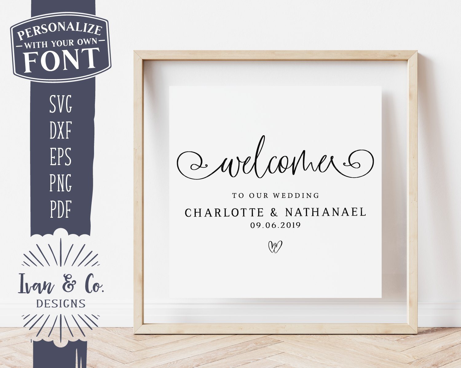 Welcome To Our Wedding Svg Files Wedding Svg Wedding Sign Svg Commercial Use Cricut Silhouette Cut Files 1032405854 So Fontsy