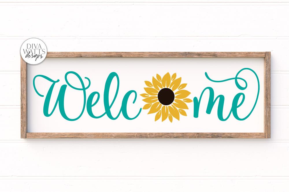 Free Free 52 Sunflower Welcome Sign Svg SVG PNG EPS DXF File