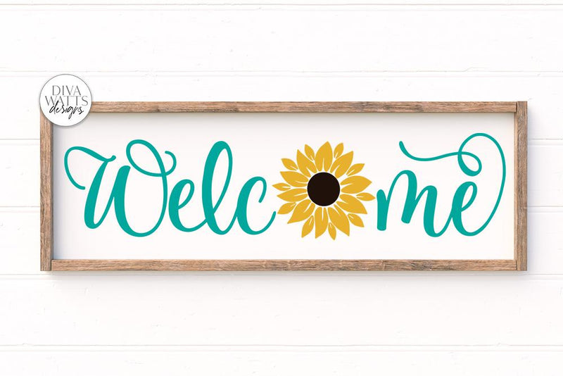 Free Free 91 Sunflower Welcome Sign Svg SVG PNG EPS DXF File