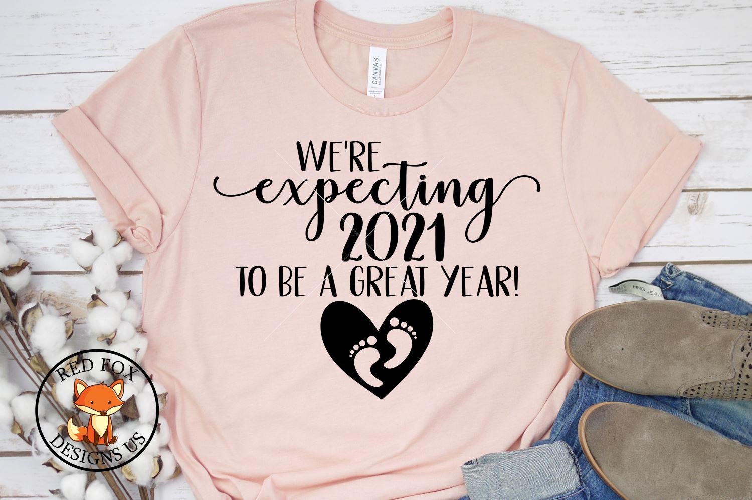 Download We Re Expecting 2021 To Be A Great Year Svg Baby File Pregnancy Announcement Birth Announcement Baby Shower So Fontsy