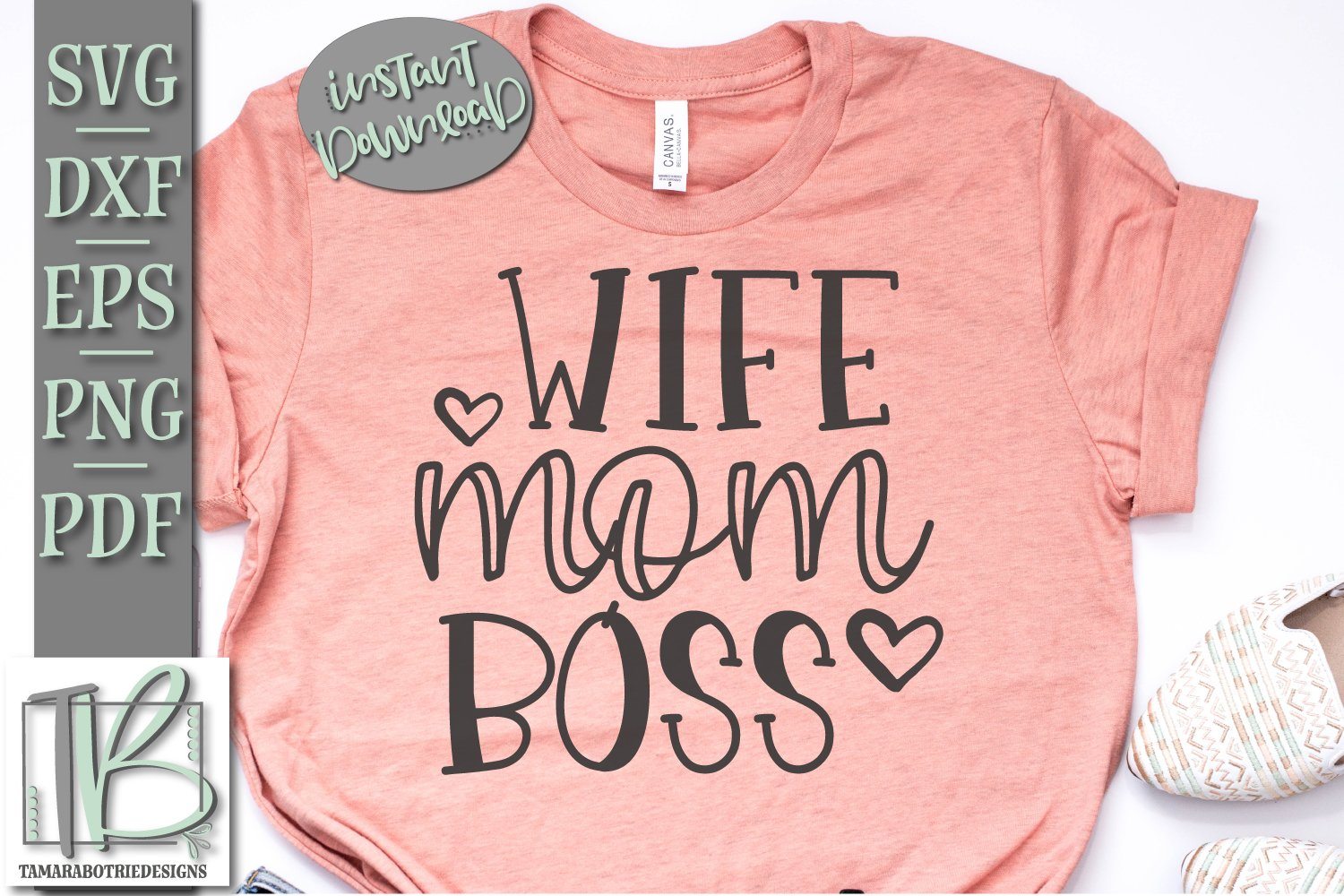 Download Wife Mom Boss Svg File So Fontsy