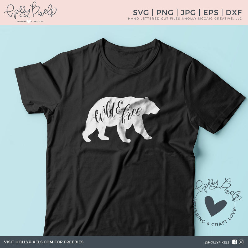 Wild and Free SVG | Camping SVG | Baby SVG - So Fontsy