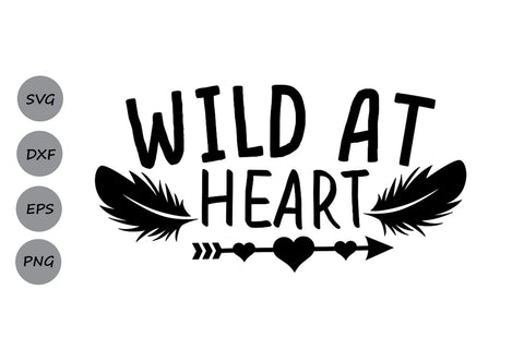 Download Wild At Heart Kids Aztec Boho Svg Cutting Files So Fontsy