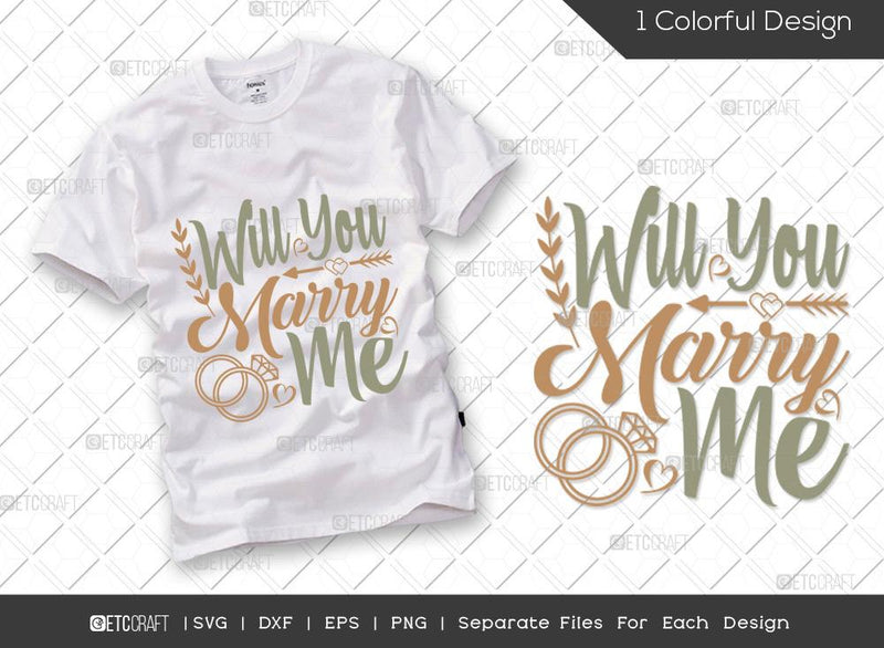 Will You Marry Me SVG Cut File | Marriage Svg | Bride Svg | Groom Svg ...