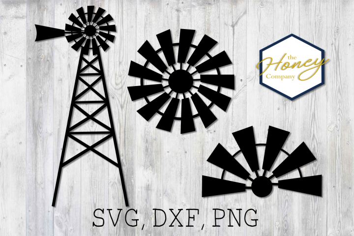 Download Windmill Svg Png Dxf Farm Bundle Set Farmhouse Stencil Instant Download Silhouette Cricut Cut Files Cutting Machine Vector File So Fontsy